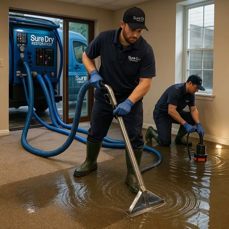 Water Extraction and Removal process in Dalworthington Gardens, TX